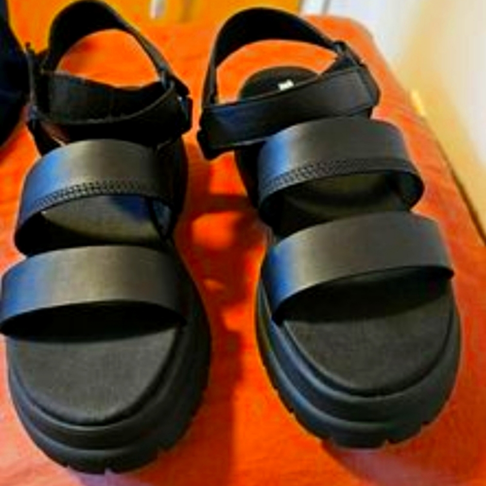 Timberland London vibe platform sandal, Black, size 10